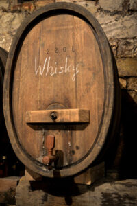 Fass mit Schwäbischem Whisky Single Grain First Fill